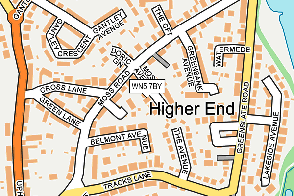 WN5 7BY map - OS OpenMap – Local (Ordnance Survey) WN5 7BY map - OS OpenMap – Local (Ordnance Survey)