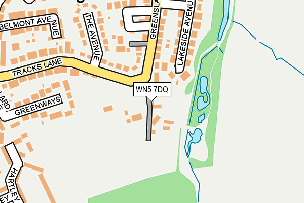WN5 7DQ map - OS OpenMap – Local (Ordnance Survey) WN5 7DQ map - OS OpenMap – Local (Ordnance Survey)