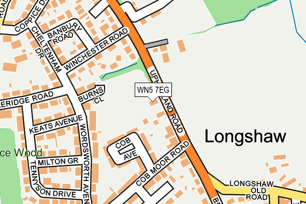 WN5 7EG map - OS OpenMap – Local (Ordnance Survey) WN5 7EG map - OS OpenMap – Local (Ordnance Survey)