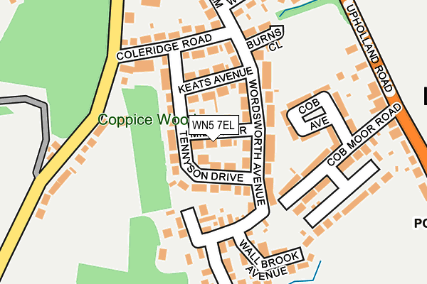 WN5 7EL map - OS OpenMap – Local (Ordnance Survey) WN5 7EL map - OS OpenMap – Local (Ordnance Survey)