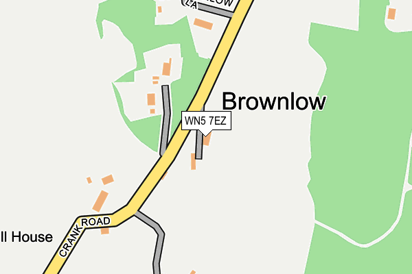 WN5 7EZ map - OS OpenMap – Local (Ordnance Survey)
