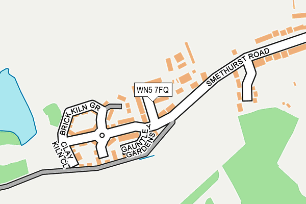 WN5 7FQ map - OS OpenMap – Local (Ordnance Survey) WN5 7FQ map - OS OpenMap – Local (Ordnance Survey)