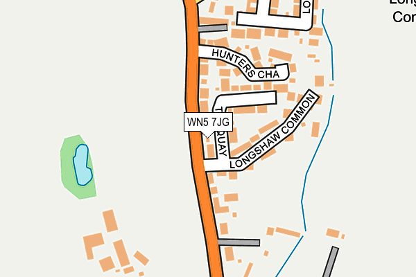 WN5 7JG map - OS OpenMap – Local (Ordnance Survey) WN5 7JG map - OS OpenMap – Local (Ordnance Survey)