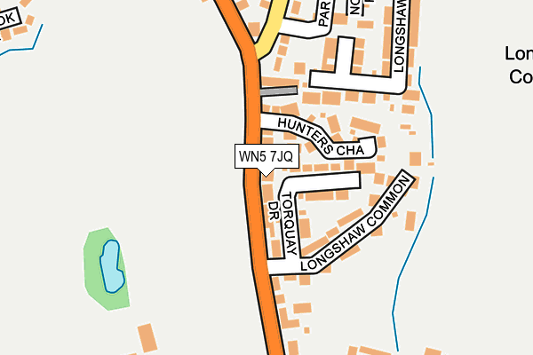 WN5 7JQ map - OS OpenMap – Local (Ordnance Survey) WN5 7JQ map - OS OpenMap – Local (Ordnance Survey)