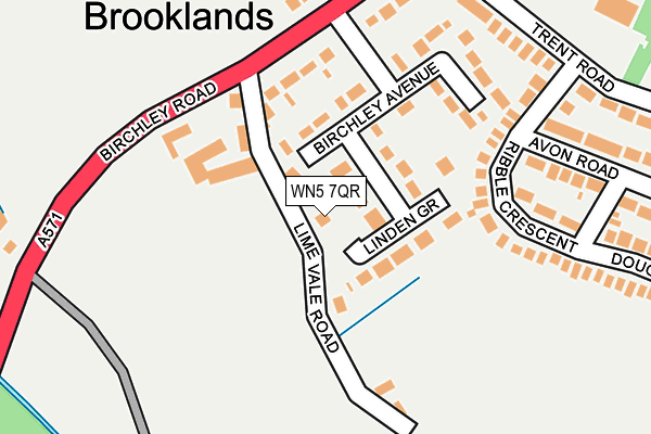 WN5 7QR map - OS OpenMap – Local (Ordnance Survey)