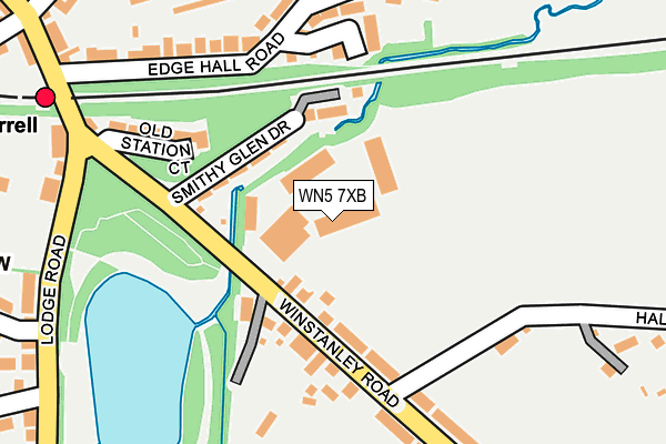 WN5 7XB map - OS OpenMap – Local (Ordnance Survey) WN5 7XB map - OS OpenMap – Local (Ordnance Survey)