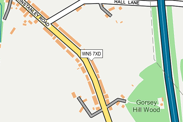WN5 7XD map - OS OpenMap – Local (Ordnance Survey) WN5 7XD map - OS OpenMap – Local (Ordnance Survey)