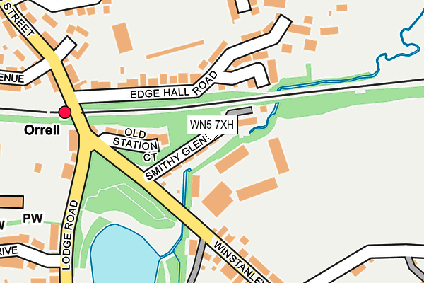WN5 7XH map - OS OpenMap – Local (Ordnance Survey) WN5 7XH map - OS OpenMap – Local (Ordnance Survey)
