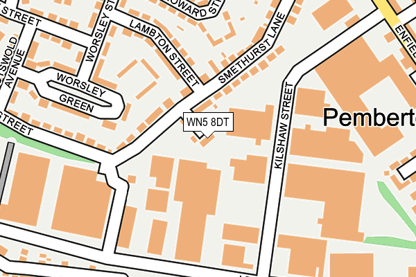WN5 8DT map - OS OpenMap – Local (Ordnance Survey) WN5 8DT map - OS OpenMap – Local (Ordnance Survey)