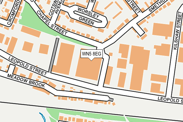 WN5 8EG map - OS OpenMap – Local (Ordnance Survey) WN5 8EG map - OS OpenMap – Local (Ordnance Survey)