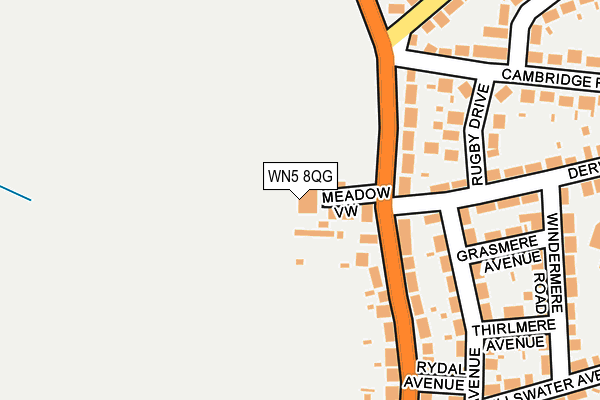 WN5 8QG map - OS OpenMap – Local (Ordnance Survey) WN5 8QG map - OS OpenMap – Local (Ordnance Survey)
