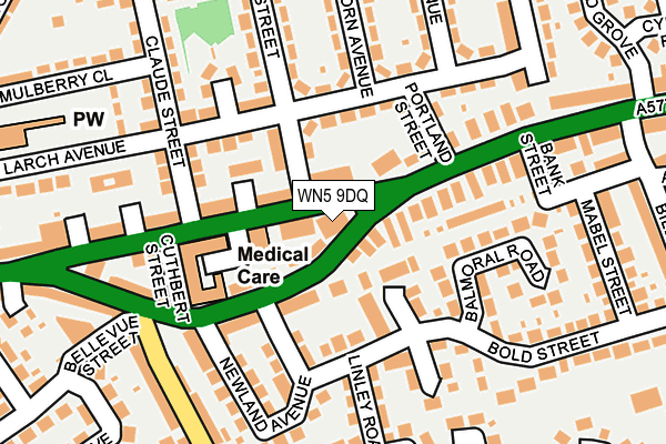 WN5 9DQ map - OS OpenMap – Local (Ordnance Survey) WN5 9DQ map - OS OpenMap – Local (Ordnance Survey)