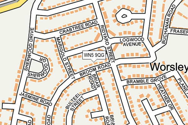 WN5 9QG map - OS OpenMap – Local (Ordnance Survey) WN5 9QG map - OS OpenMap – Local (Ordnance Survey)