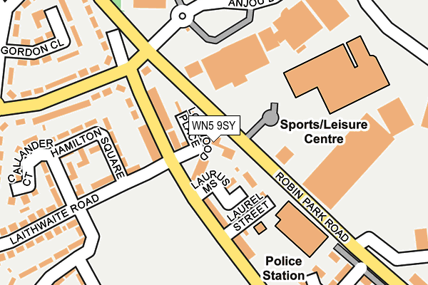 WN5 9SY map - OS OpenMap – Local (Ordnance Survey)