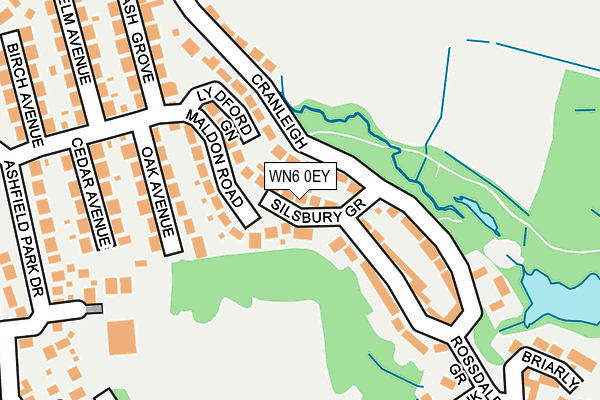 WN6 0EY map - OS OpenMap – Local (Ordnance Survey) WN6 0EY map - OS OpenMap – Local (Ordnance Survey)