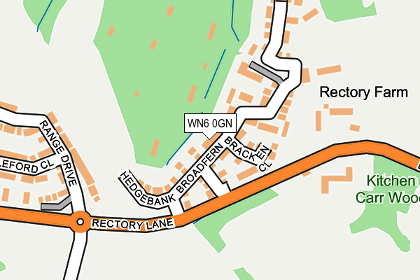 WN6 0GN map - OS OpenMap – Local (Ordnance Survey) WN6 0GN map - OS OpenMap – Local (Ordnance Survey)