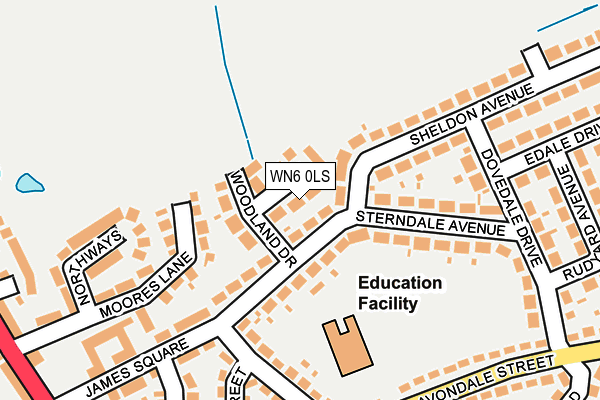 WN6 0LS map - OS OpenMap – Local (Ordnance Survey) WN6 0LS map - OS OpenMap – Local (Ordnance Survey)