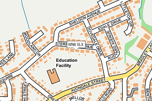 WN6 0LX map - OS OpenMap – Local (Ordnance Survey) WN6 0LX map - OS OpenMap – Local (Ordnance Survey)