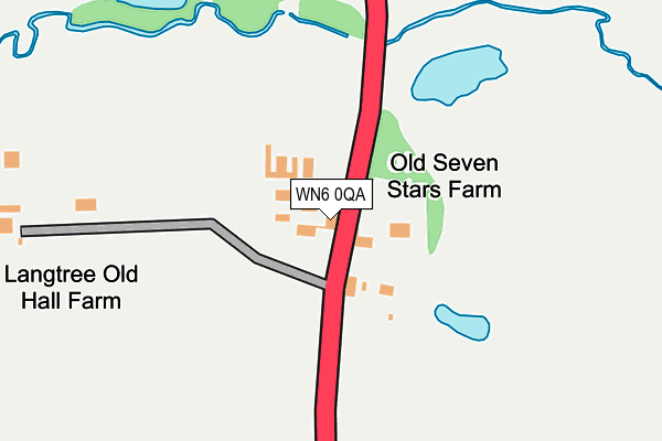 WN6 0QA map - OS OpenMap – Local (Ordnance Survey) WN6 0QA map - OS OpenMap – Local (Ordnance Survey)