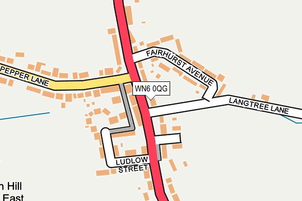 WN6 0QG map - OS OpenMap – Local (Ordnance Survey) WN6 0QG map - OS OpenMap – Local (Ordnance Survey)