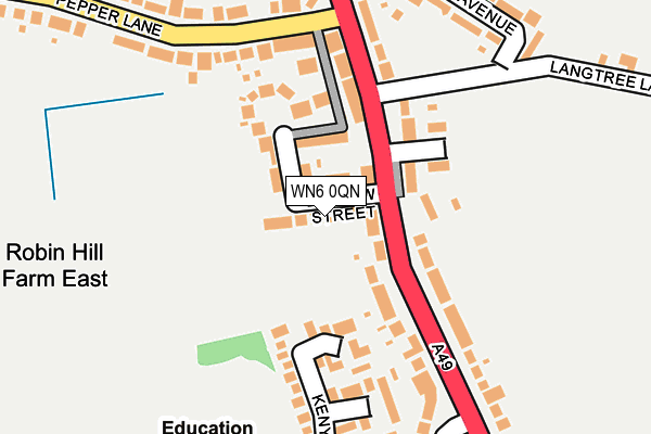 WN6 0QN map - OS OpenMap – Local (Ordnance Survey) WN6 0QN map - OS OpenMap – Local (Ordnance Survey)