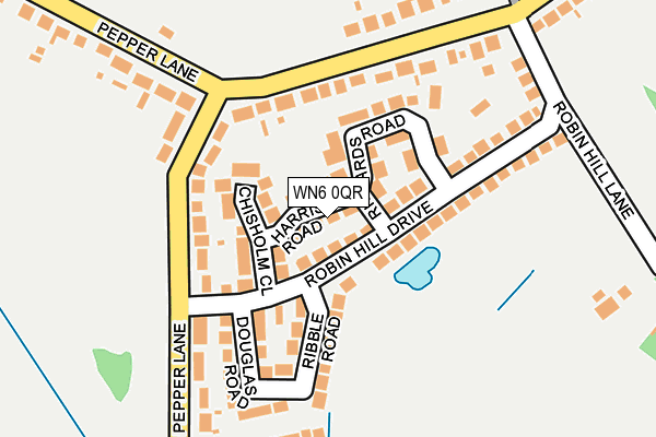 WN6 0QR map - OS OpenMap – Local (Ordnance Survey) WN6 0QR map - OS OpenMap – Local (Ordnance Survey)