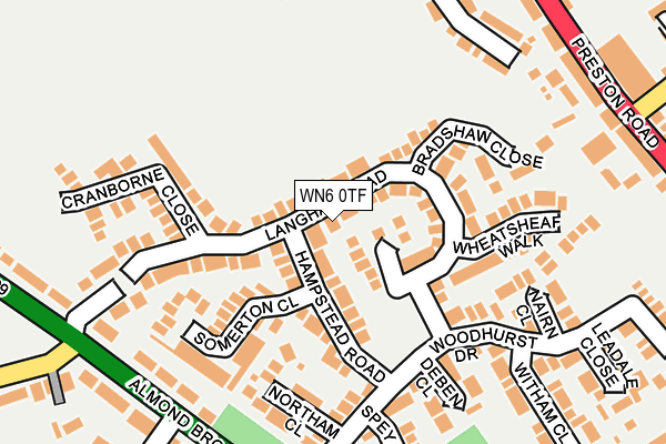 WN6 0TF map - OS OpenMap – Local (Ordnance Survey) WN6 0TF map - OS OpenMap – Local (Ordnance Survey)