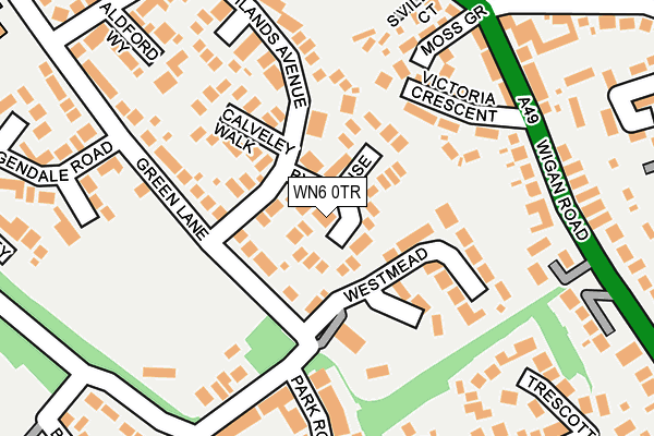 WN6 0TR map - OS OpenMap – Local (Ordnance Survey) WN6 0TR map - OS OpenMap – Local (Ordnance Survey)
