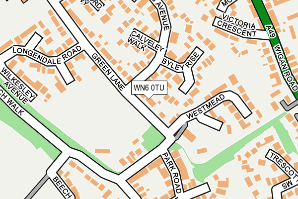 WN6 0TU map - OS OpenMap – Local (Ordnance Survey) WN6 0TU map - OS OpenMap – Local (Ordnance Survey)