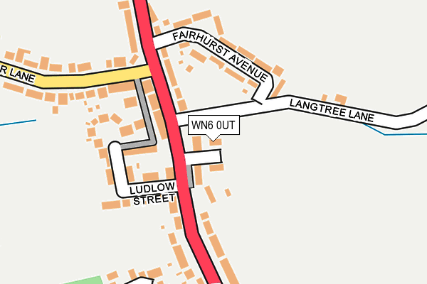 WN6 0UT map - OS OpenMap – Local (Ordnance Survey) WN6 0UT map - OS OpenMap – Local (Ordnance Survey)