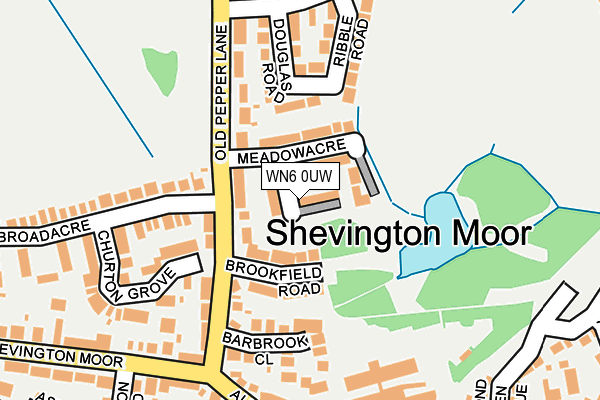 WN6 0UW map - OS OpenMap – Local (Ordnance Survey) WN6 0UW map - OS OpenMap – Local (Ordnance Survey)