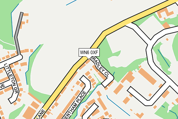 WN6 0XF map - OS OpenMap – Local (Ordnance Survey) WN6 0XF map - OS OpenMap – Local (Ordnance Survey)