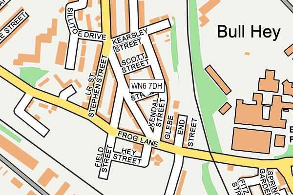 WN6 7DH map - OS OpenMap – Local (Ordnance Survey) WN6 7DH map - OS OpenMap – Local (Ordnance Survey)