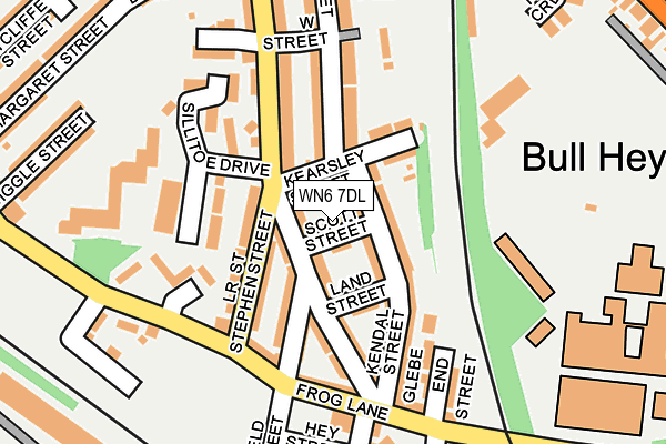 WN6 7DL map - OS OpenMap – Local (Ordnance Survey) WN6 7DL map - OS OpenMap – Local (Ordnance Survey)