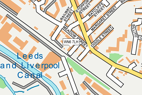 WN6 7LH map - OS OpenMap – Local (Ordnance Survey) WN6 7LH map - OS OpenMap – Local (Ordnance Survey)