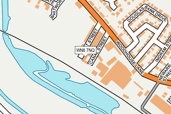 WN6 7NQ map - OS OpenMap – Local (Ordnance Survey) WN6 7NQ map - OS OpenMap – Local (Ordnance Survey)