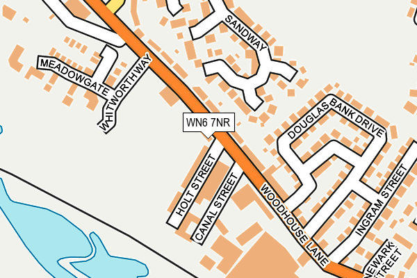WN6 7NR map - OS OpenMap – Local (Ordnance Survey) WN6 7NR map - OS OpenMap – Local (Ordnance Survey)