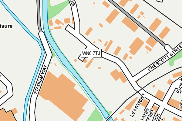 WN6 7TJ map - OS OpenMap – Local (Ordnance Survey) WN6 7TJ map - OS OpenMap – Local (Ordnance Survey)