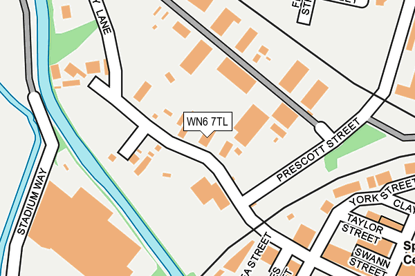 WN6 7TL map - OS OpenMap – Local (Ordnance Survey) WN6 7TL map - OS OpenMap – Local (Ordnance Survey)