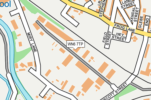 WN6 7TP map - OS OpenMap – Local (Ordnance Survey) WN6 7TP map - OS OpenMap – Local (Ordnance Survey)