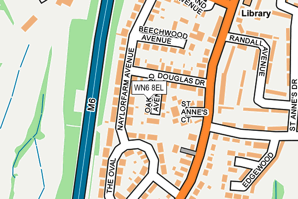 WN6 8EL map - OS OpenMap – Local (Ordnance Survey) WN6 8EL map - OS OpenMap – Local (Ordnance Survey)
