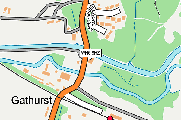 WN6 8HZ map - OS OpenMap – Local (Ordnance Survey) WN6 8HZ map - OS OpenMap – Local (Ordnance Survey)