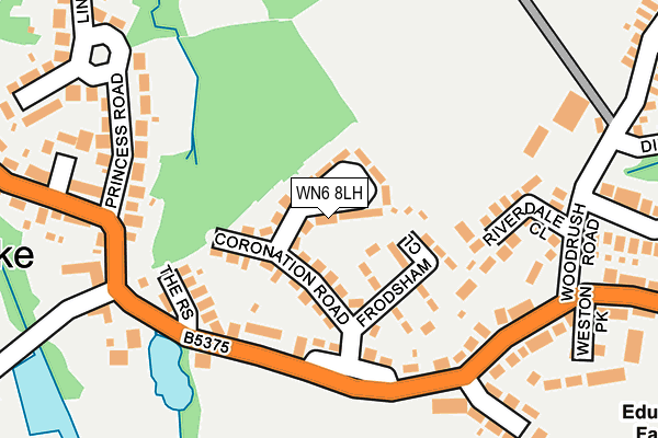 WN6 8LH map - OS OpenMap – Local (Ordnance Survey) WN6 8LH map - OS OpenMap – Local (Ordnance Survey)
