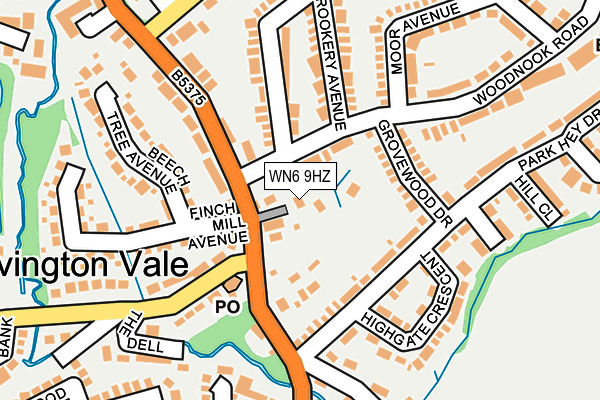WN6 9HZ map - OS OpenMap – Local (Ordnance Survey) WN6 9HZ map - OS OpenMap – Local (Ordnance Survey)