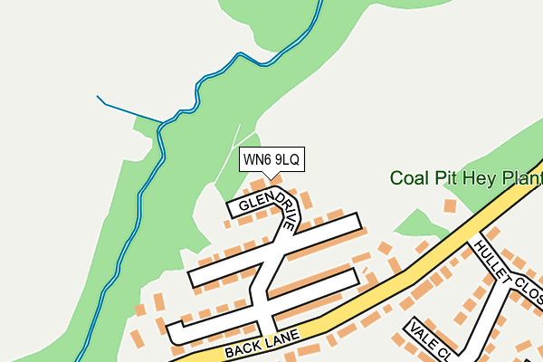 WN6 9LQ map - OS OpenMap – Local (Ordnance Survey) WN6 9LQ map - OS OpenMap – Local (Ordnance Survey)