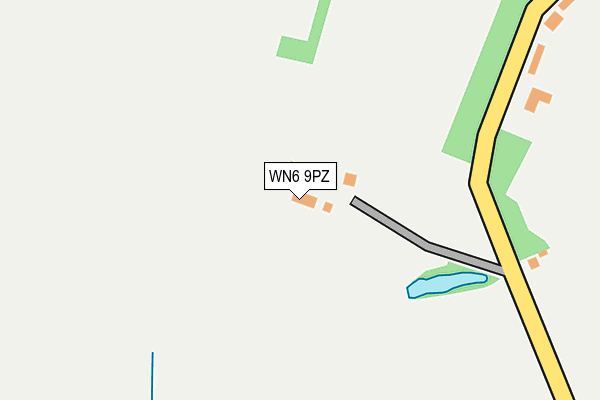 WN6 9PZ map - OS OpenMap – Local (Ordnance Survey) WN6 9PZ map - OS OpenMap – Local (Ordnance Survey)