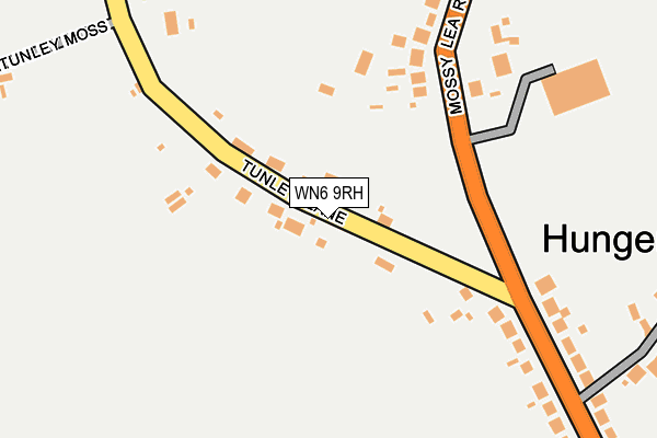 WN6 9RH map - OS OpenMap – Local (Ordnance Survey) WN6 9RH map - OS OpenMap – Local (Ordnance Survey)