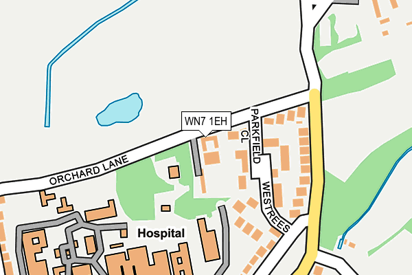 WN7 1EH map - OS OpenMap – Local (Ordnance Survey) WN7 1EH map - OS OpenMap – Local (Ordnance Survey)