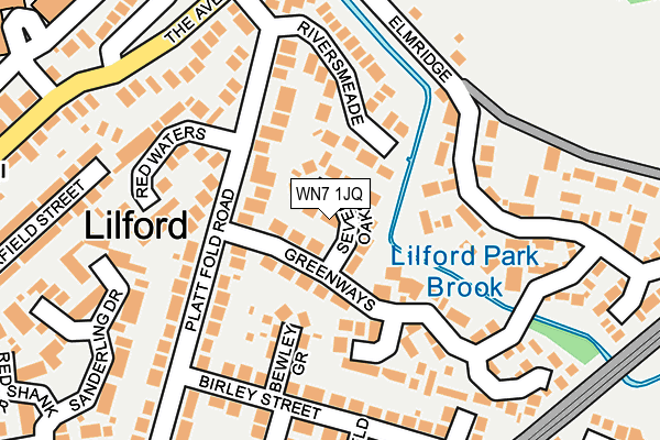 WN7 1JQ map - OS OpenMap – Local (Ordnance Survey) WN7 1JQ map - OS OpenMap – Local (Ordnance Survey)