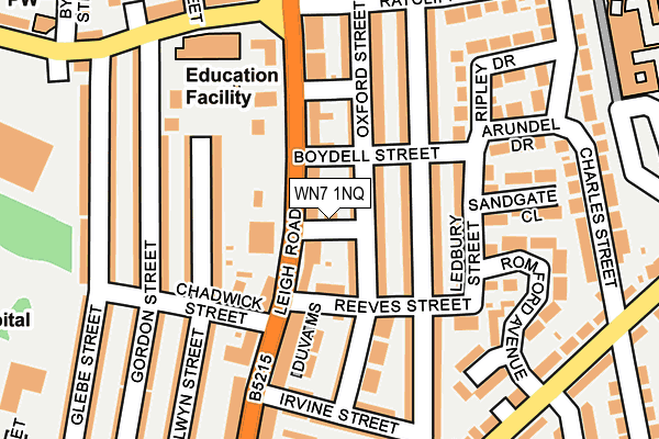 WN7 1NQ map - OS OpenMap – Local (Ordnance Survey) WN7 1NQ map - OS OpenMap – Local (Ordnance Survey)